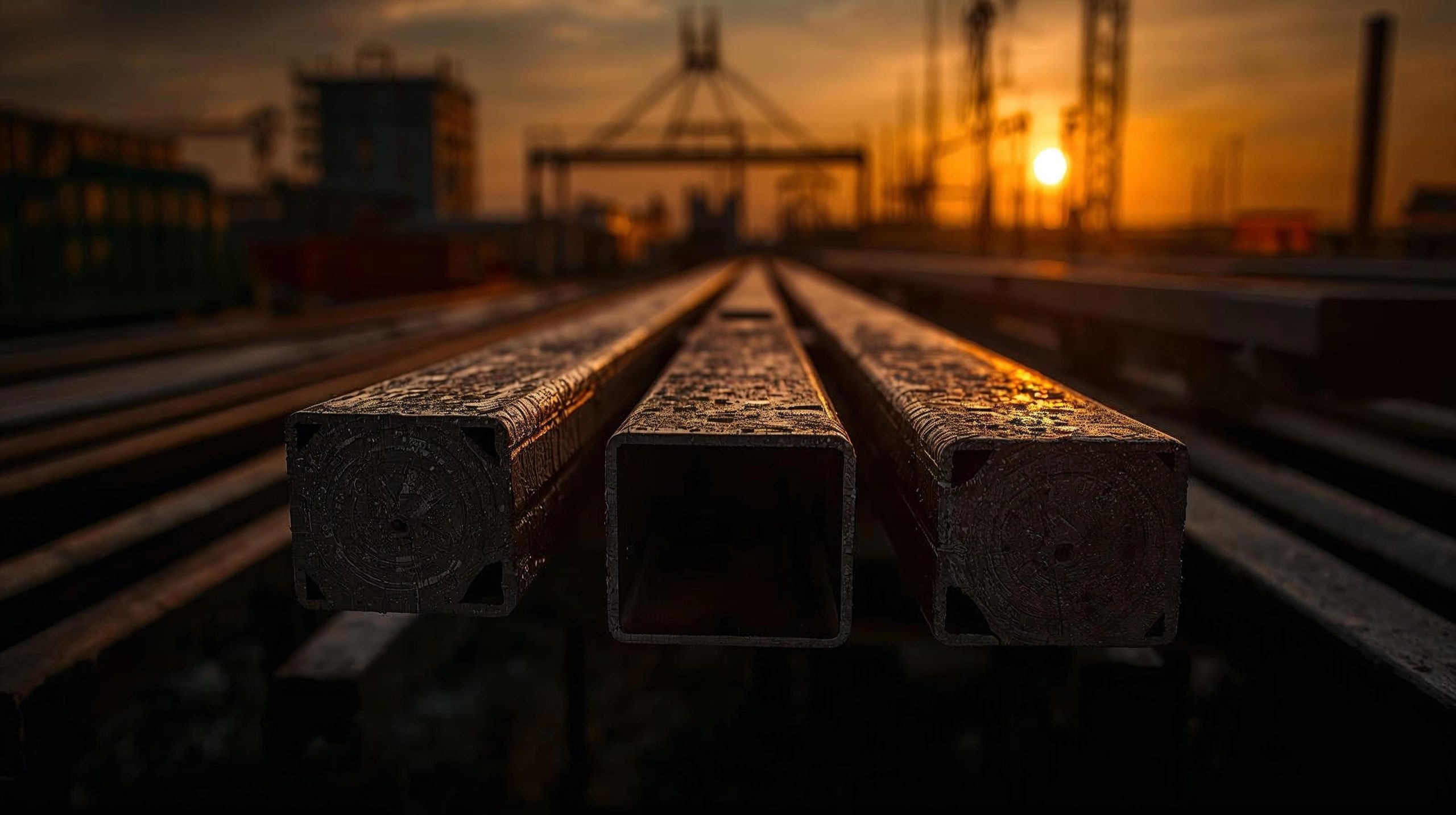 South Rising Steel Prices in South Africa_ How the Iran Conflict Is Reshaping the Construction Industry create a strong photograph for this blog piece, showing steel